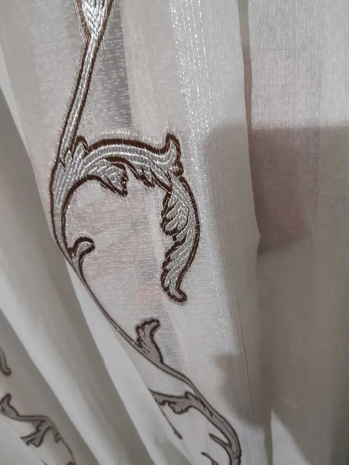 پرده حریر شاین وطرح دار|پرده، رانر، رومیزی|مشهد, دانشجو|دیوار