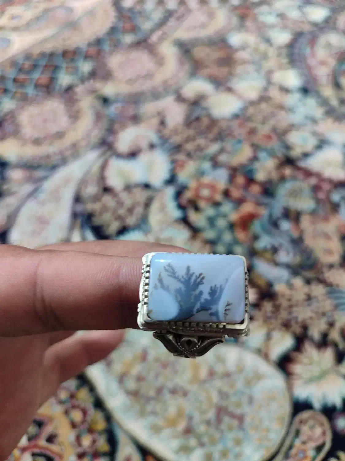 انگشتر شجر.عقیق|جواهرات|کرمانشاه, |دیوار