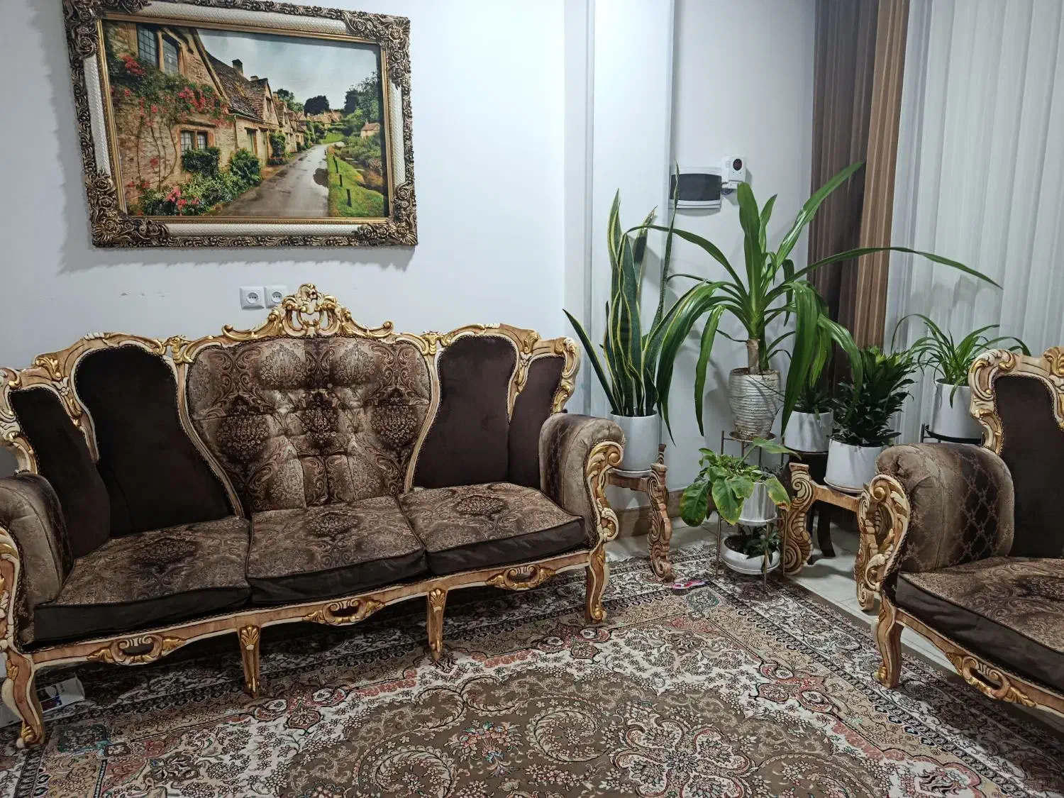 مبل سلطنتی ۹نفره تمییز|مبلمان خانگی و میز عسلی|لنجان, |دیوار