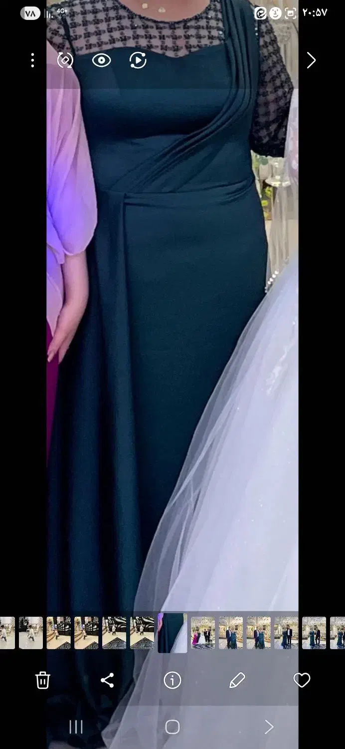 پیراهن مجلسی سایز ۵۶|لباس|قائم‌شهر, |دیوار