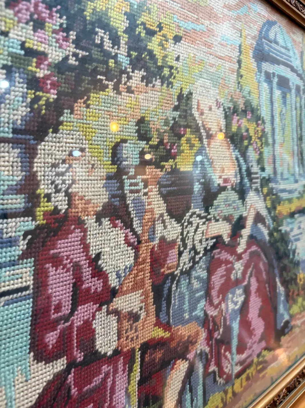 تابلو گوبلن آنتیک|کلکسیون اشیاء عتیقه|تهران, دروس|دیوار