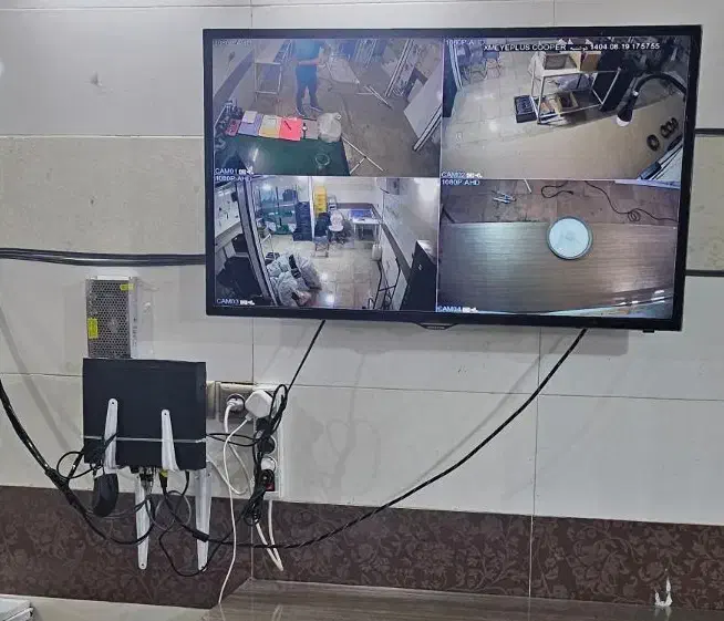 دوربین مداربسته|دوربین مداربسته|ری, دیلمان|دیوار