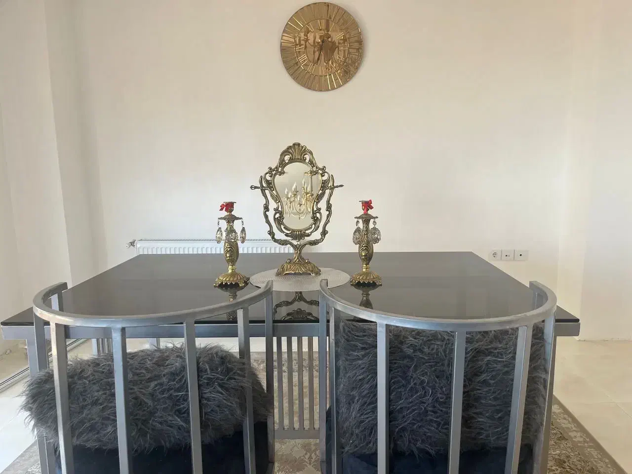 میز غذاخوری مدل شاه نشین ۴ نفره|میز و صندلی غذاخوری|سهند, |دیوار