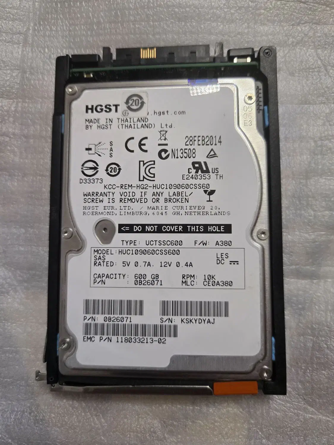 هارد hdd سرور sas  ظرفیت ۶۰۰ گیگابایت|قطعات و لوازم جانبی رایانه|تهران, اباذر|دیوار