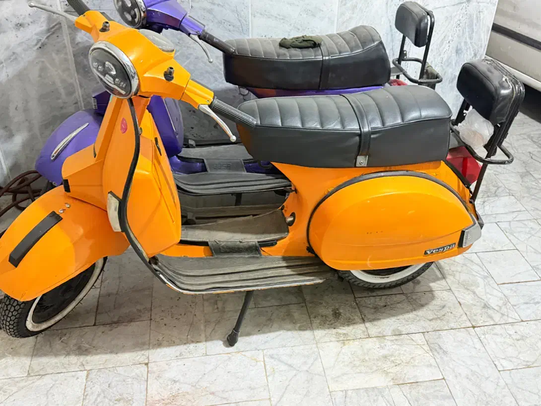 وسپا ۱۲۵ خشک|موتورسیکلت|مشهد, عامل|دیوار