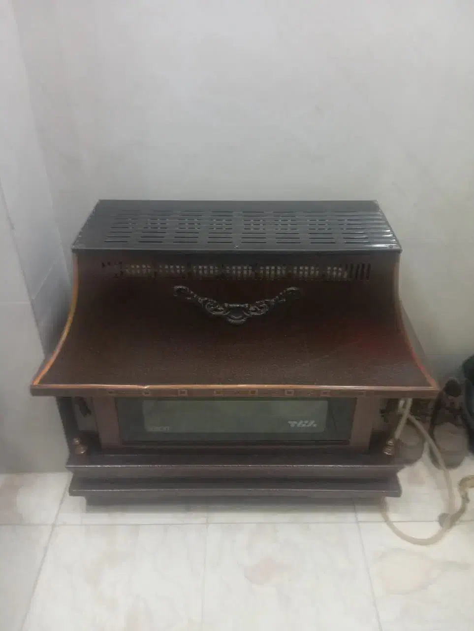 بخاری طرح شومینه|بخاری، هیتر، شومینه|رباط‌کریم, رباط‌کریم|دیوار