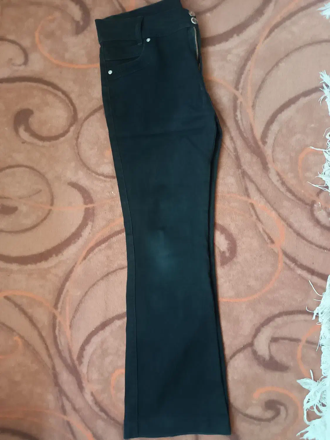 شلوار کتان مشکی بوتکات|لباس|خمینیشهر, |دیوار