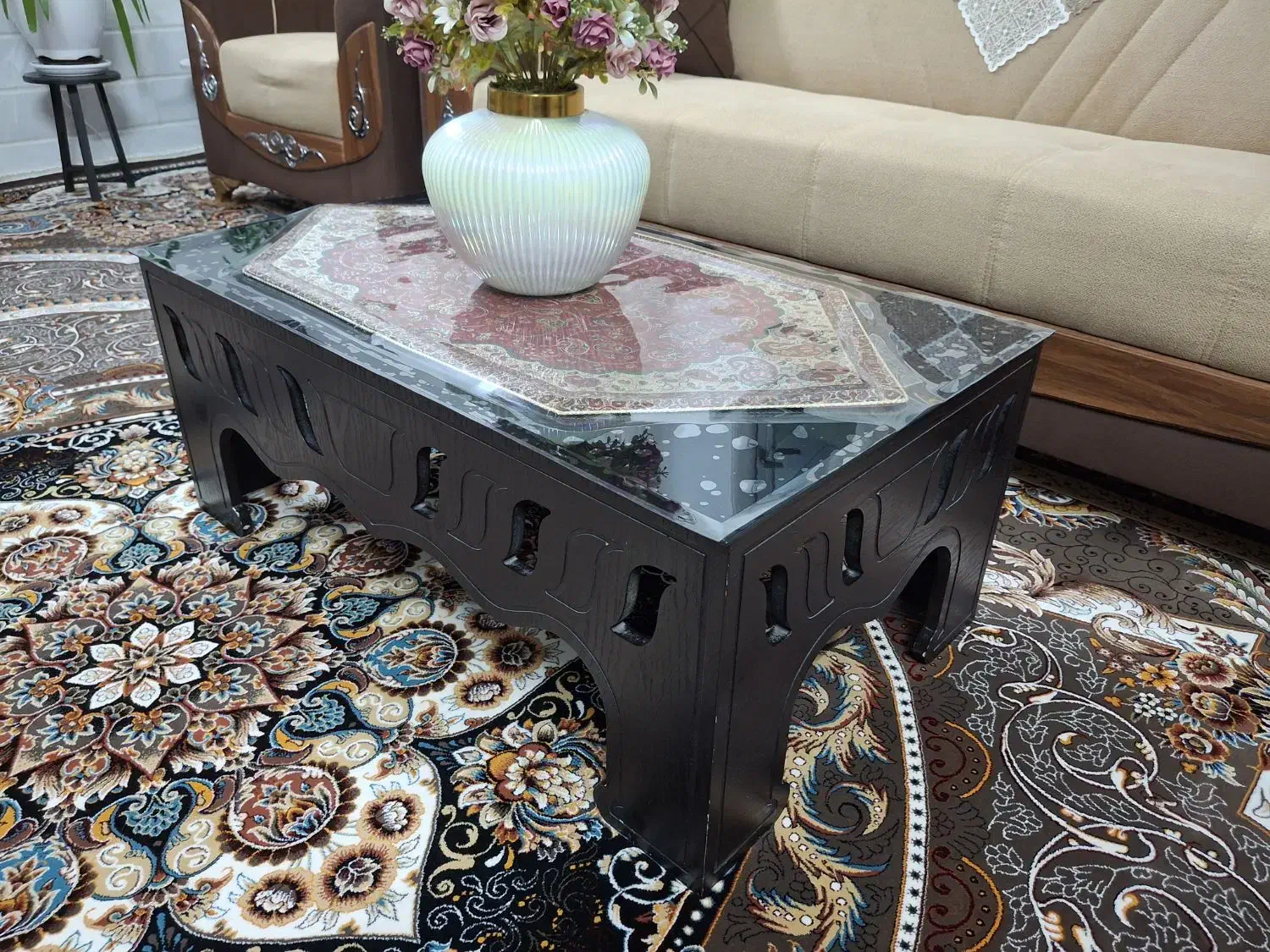 میز جلو مبلی|مبلمان خانگی و میز عسلی|اردکان, |دیوار