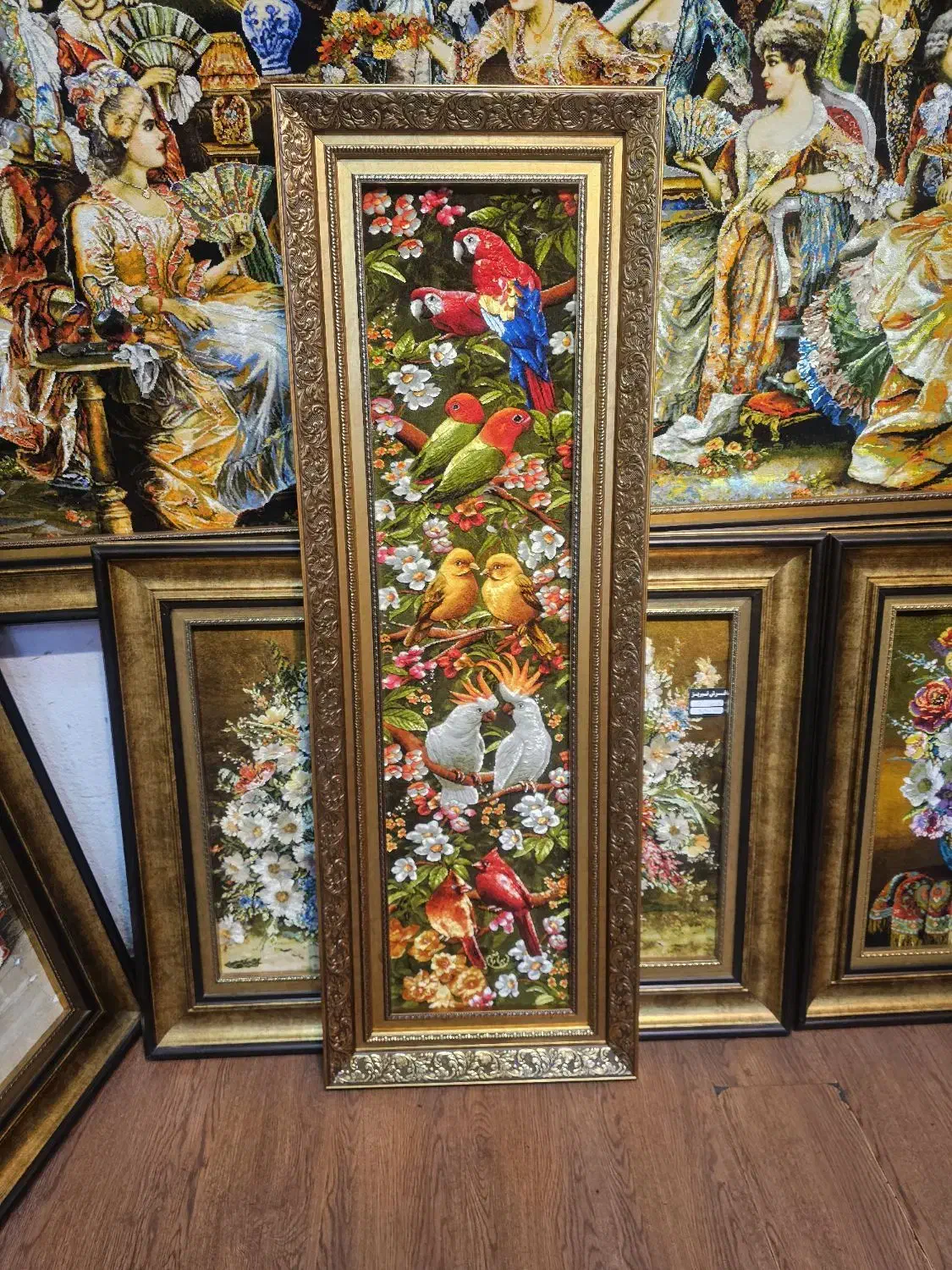 تابلو فرش طوطی|تابلو فرش|تهران, علم و صنعت|دیوار