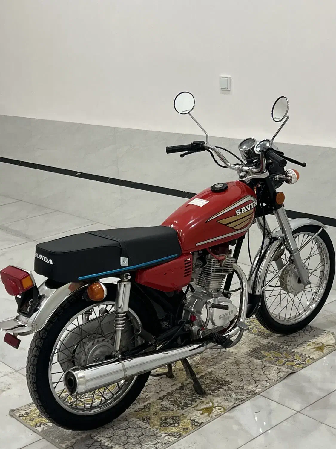 موتور ساوین چراغ گرد|موتورسیکلت|بانه, |دیوار