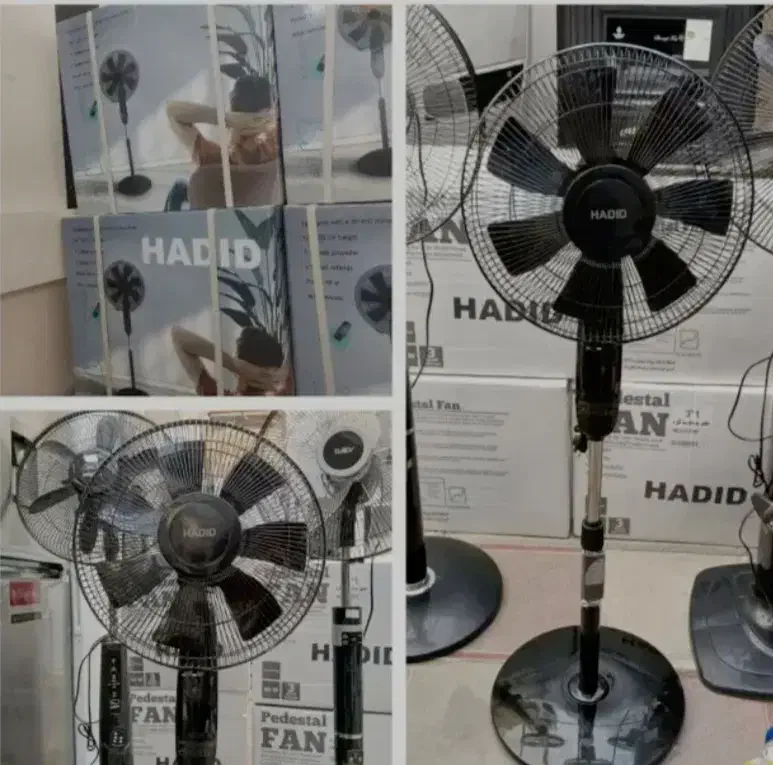 پنکه 3منظوره HADIDباکنترل 7پره باضمانت(فردوس کالا)|پنکه و تصفیه‌کنندهٔ هوا|گرگان, |دیوار