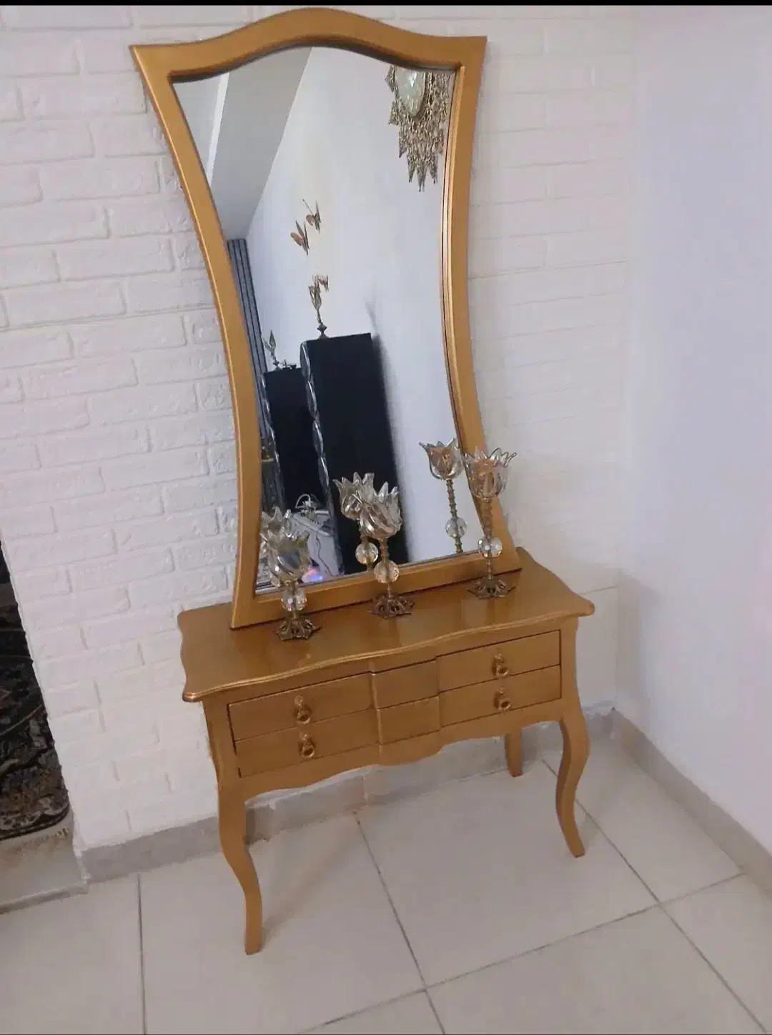 میز و اینه کنسول|بوفه، ویترین، کنسول|گلستان (تهران), |دیوار