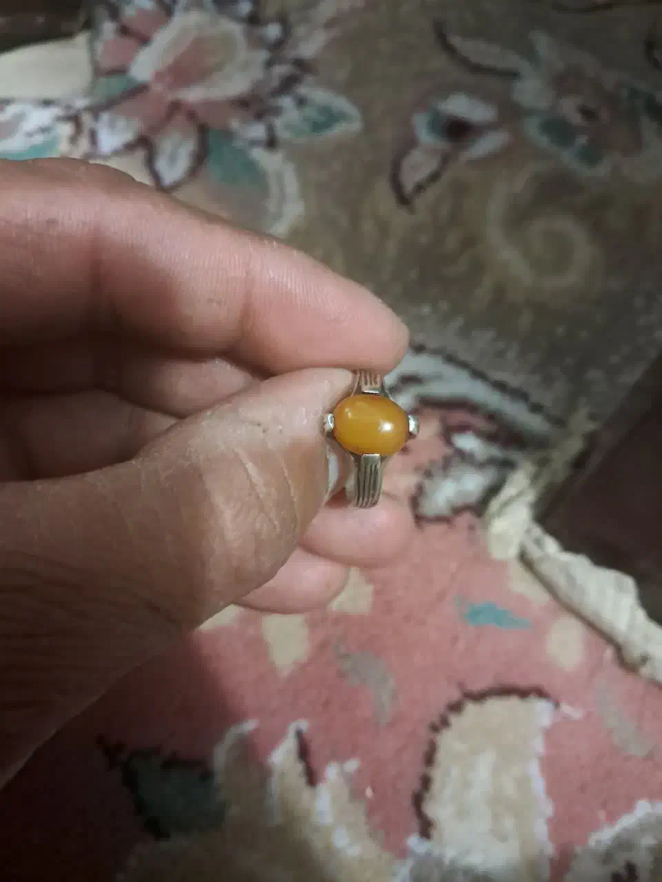 فروش یک عدد انگشتر نقره یا یک سنگ جدا|جواهرات|ابریشم, |دیوار