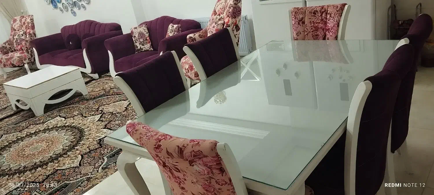 میز غذا خوری ۶نفره|میز و صندلی غذاخوری|ایلام, |دیوار