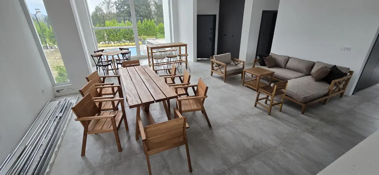 ست مبلمان ویلا  تمام چوب|مبلمان خانگی و میز عسلی|نوشهر, |دیوار