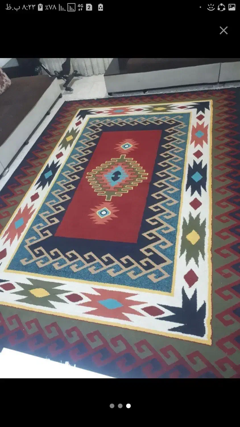 گلیم فرش 9متری طرح سنتی|گلیم، جاجیم، گبه|بندرعباس, |دیوار