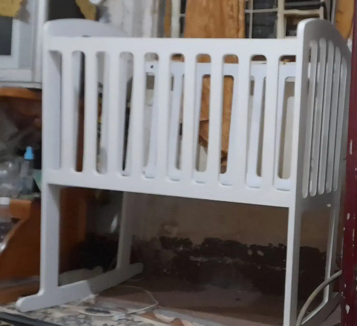 تخت نوزاد کاملا سالم|تخت و صندلی بچه|امیدیه, |دیوار