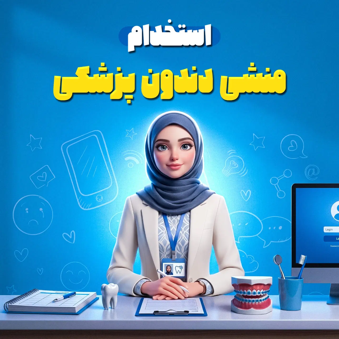 منشی کلینیک دندونپزشکی|استخدام درمانی، زیبایی، بهداشتی|تهران, کامرانیه|دیوار