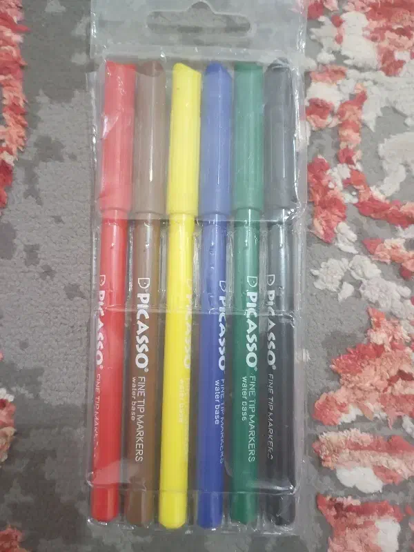 ماژیک 6رنگ|لوازم التحریر|کرج, کمال‌شهر|دیوار