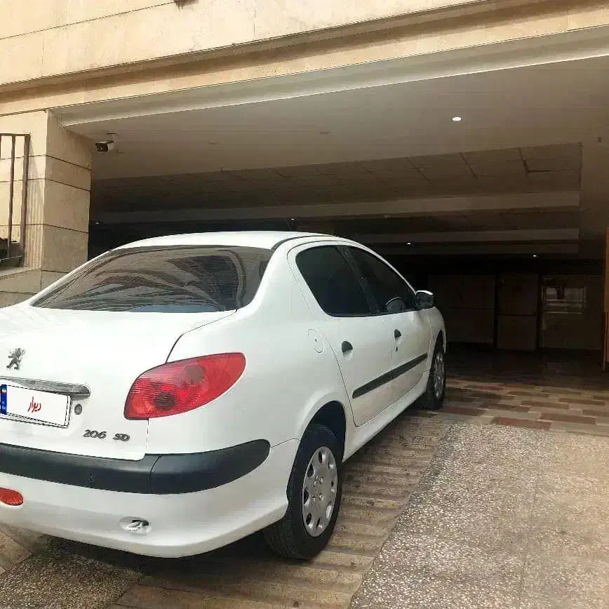 پژو ۲۰۶ صندوقدار v8|خودرو سواری و وانت|ری, ملک‌آباد|دیوار