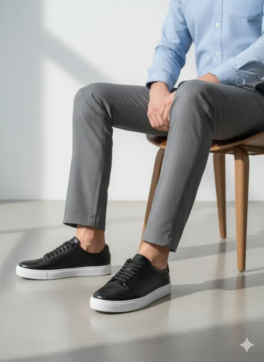 کفش کتونی تمام چرم تخفیف ویژه|کیف، کفش، کمربند|رشت, باهنر|دیوار