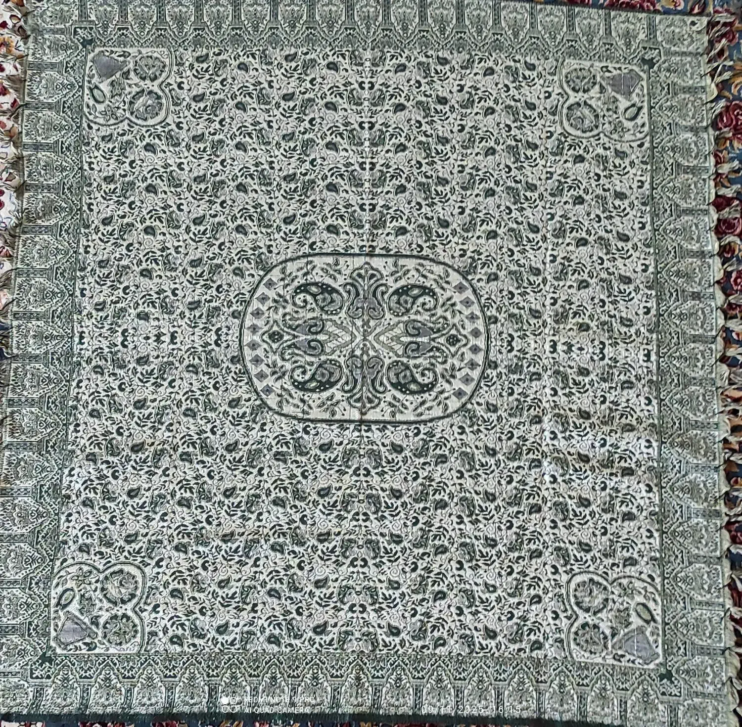 رومیزی ابریشم اصل نو|پرده، رانر، رومیزی|ایذه, |دیوار