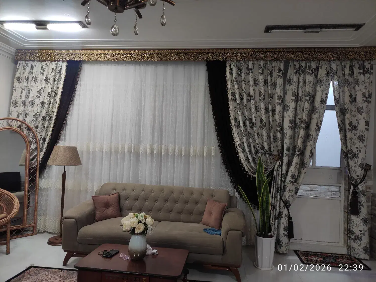 پرده تمیزدرحدنو|پرده، رانر، رومیزی|تایباد, |دیوار