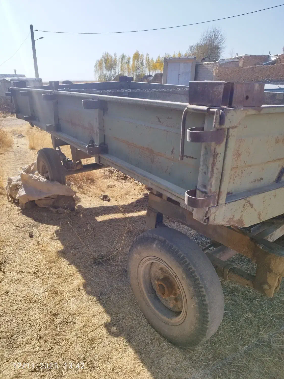 تریلی چهارچرخ جکدار|ماشینآلات صنعتی|کرفتو, |دیوار