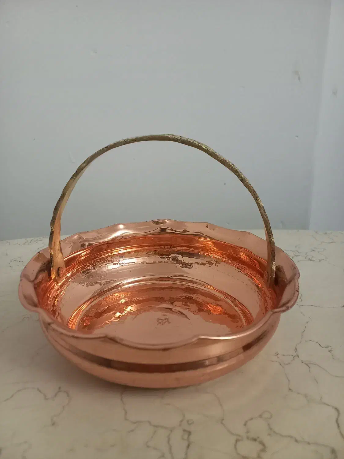 سبد مسی جای آجیل نو|ظروف سرو و پذیرایی|سنندج, |دیوار