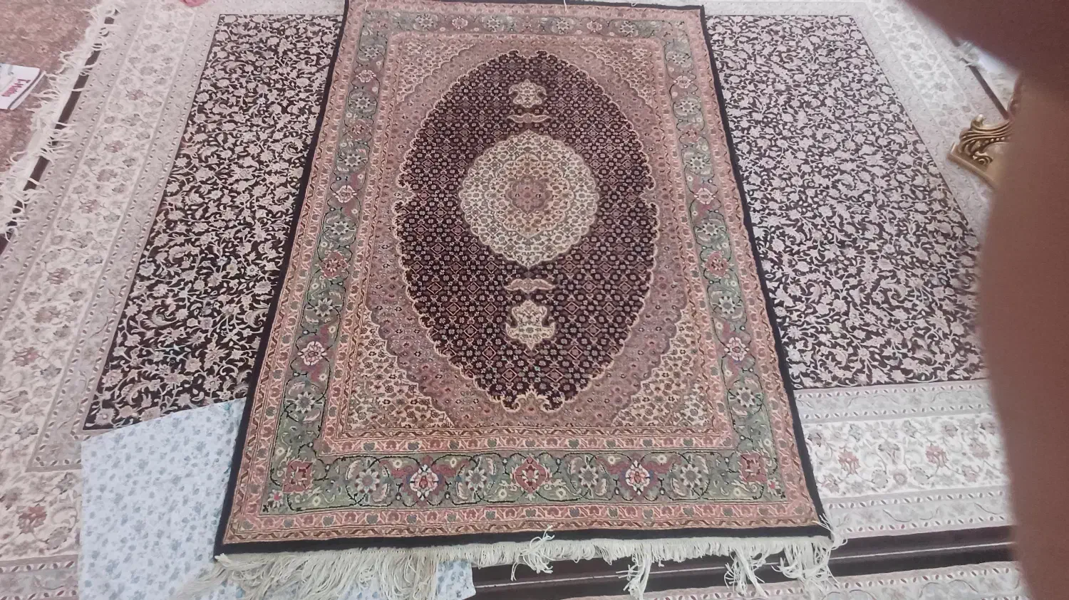 فروش فرش طبیعی ۲.۱۰در ۱.۵۰|فرش|اردبیل, |دیوار