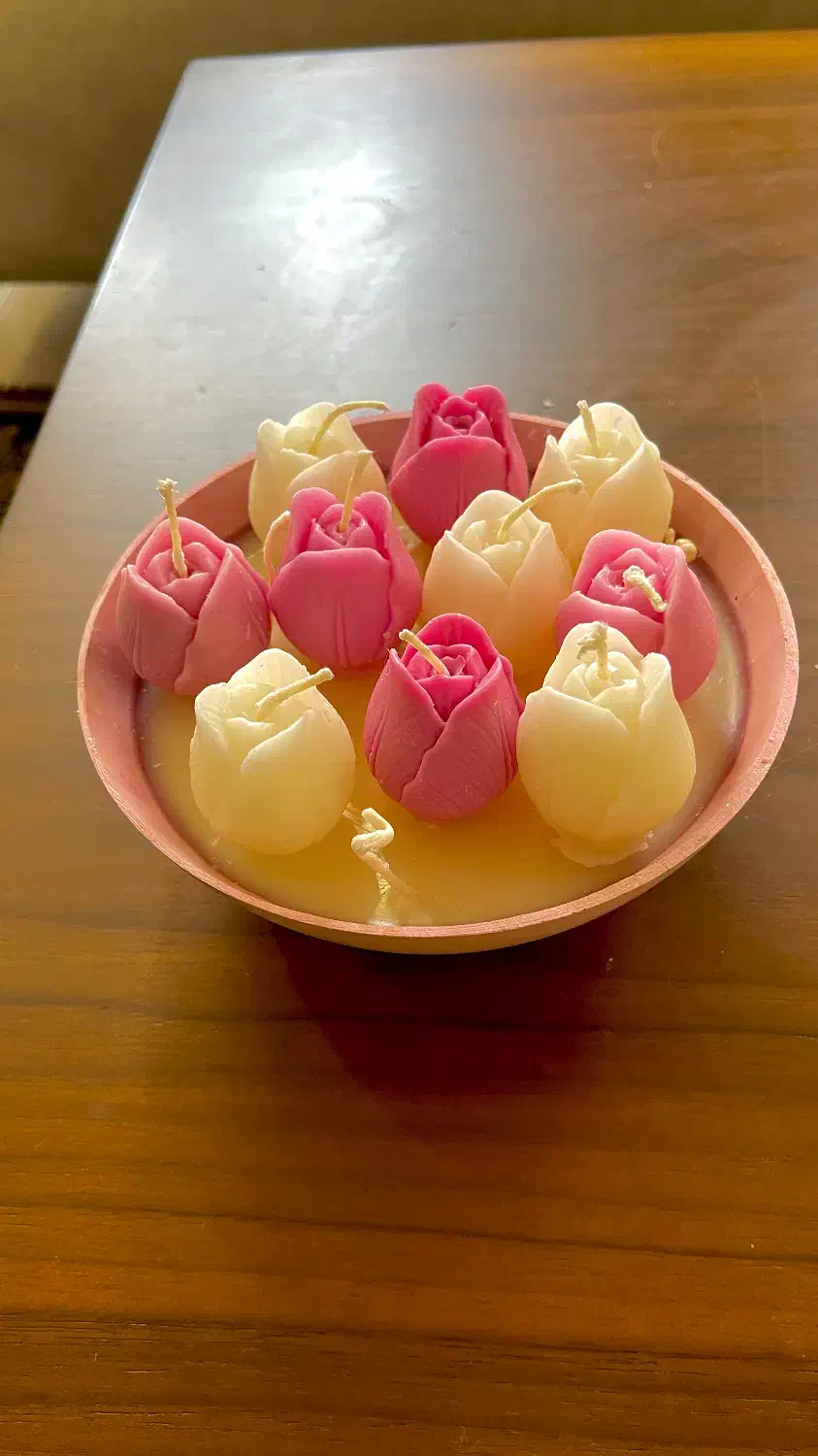 شمع های کاسه ای|صنایع دستی و سایر لوازم تزئینی|فریدونکنار, |دیوار