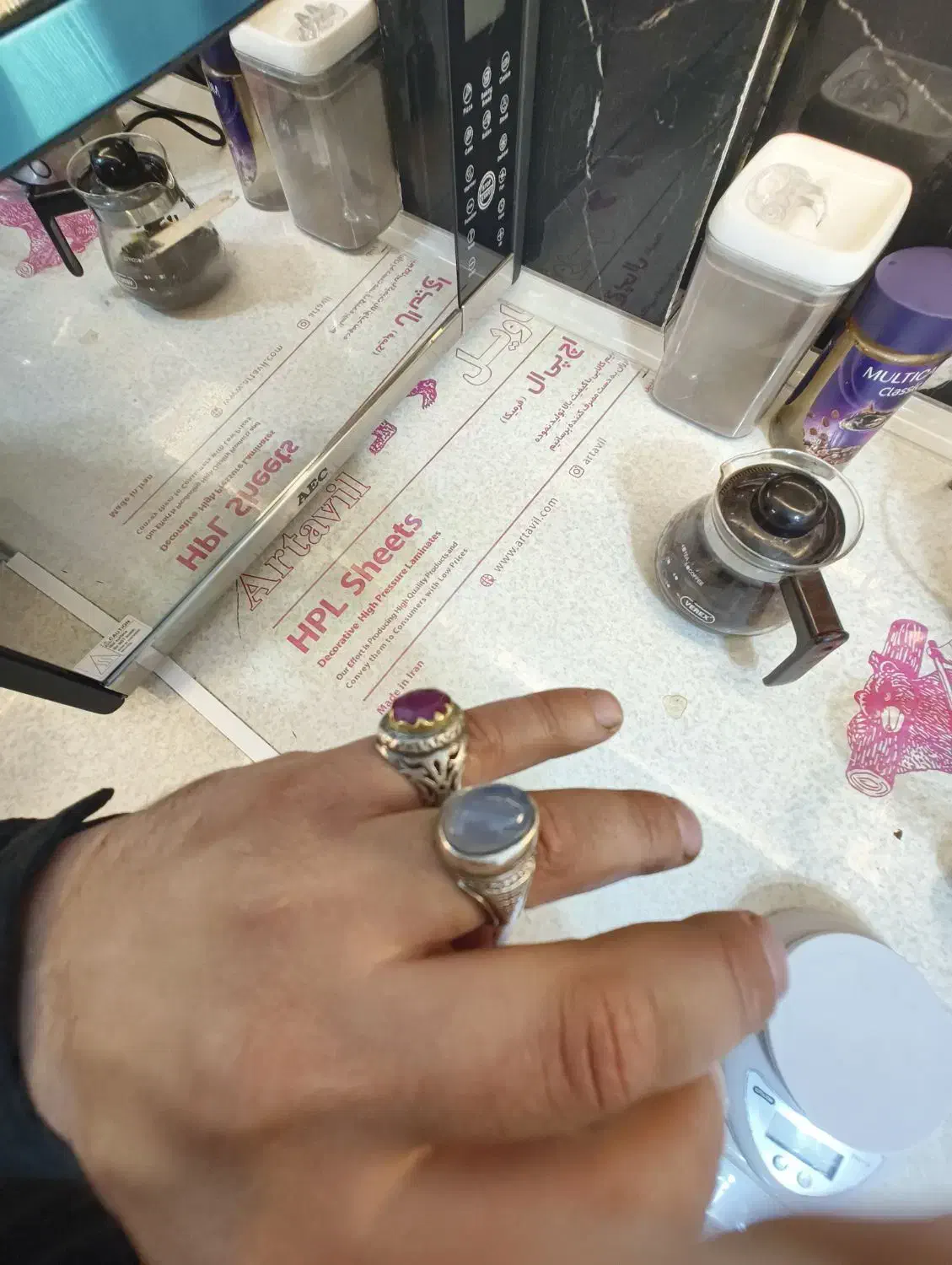 انگشتر نقره|جواهرات|مشهد, هنرور|دیوار