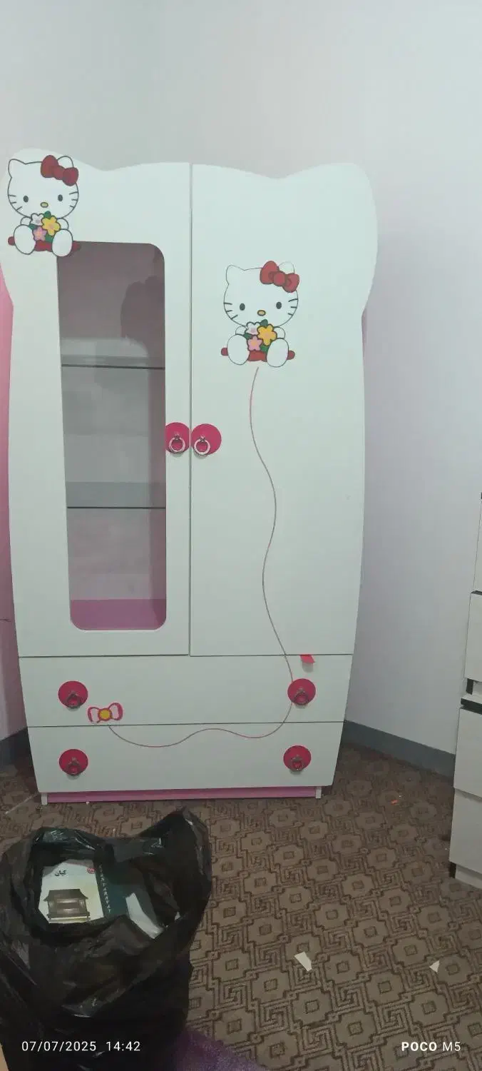 تخت دونفره تخت بچه وکمدبچه|تخت و سرویس خواب|شهرکرد, |دیوار