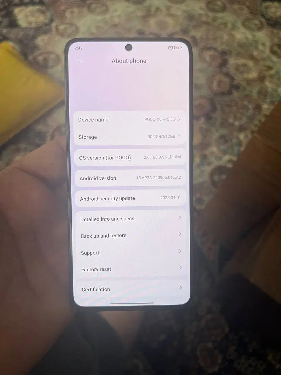 گوشی شیائومی poco x 6 pro|موبایل|رودهن, |دیوار