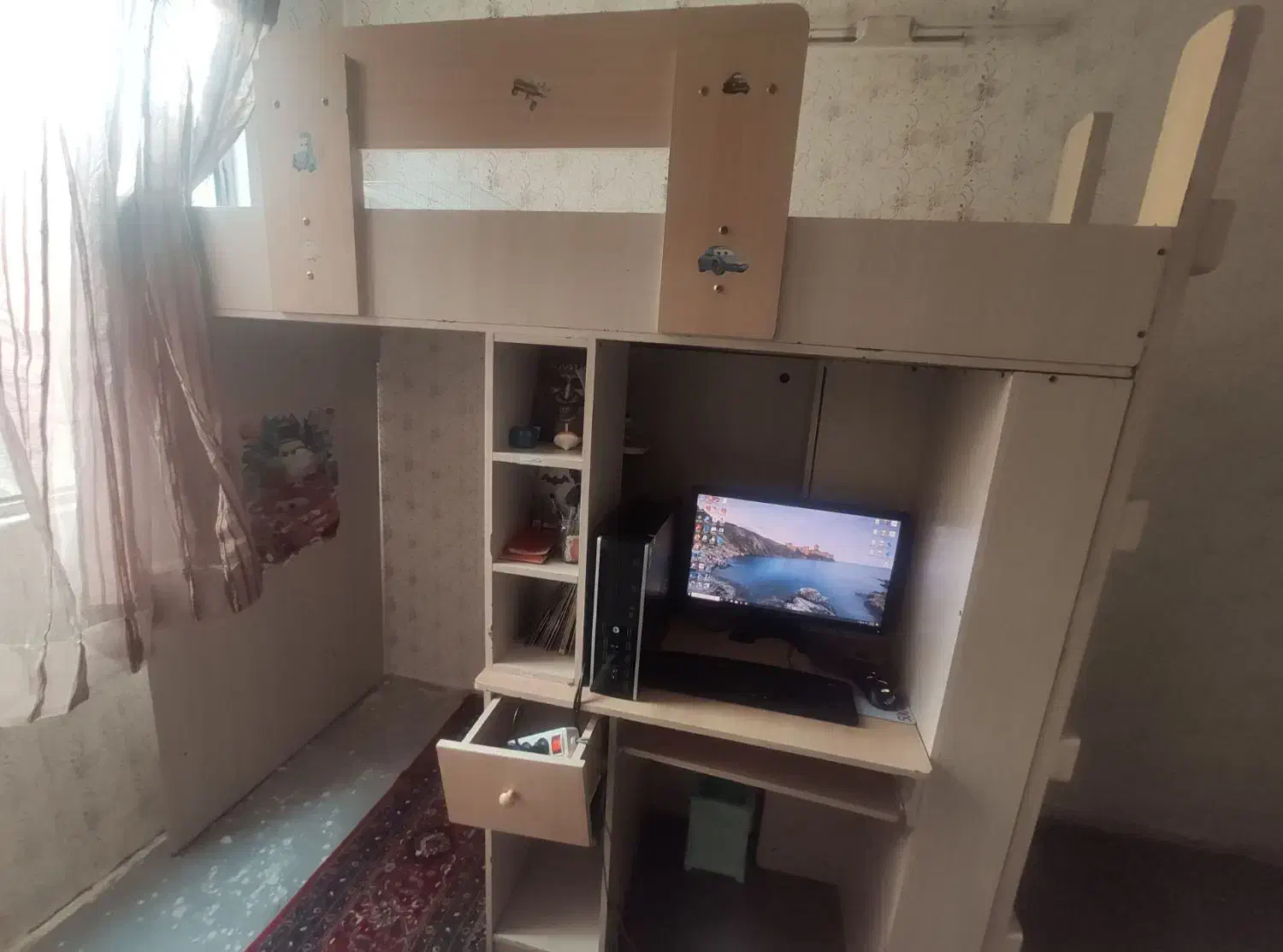 تخت خواب دو طبقه MDF|تخت و سرویس خواب|مشهد, یوسفیه (شهرک غرب)|دیوار