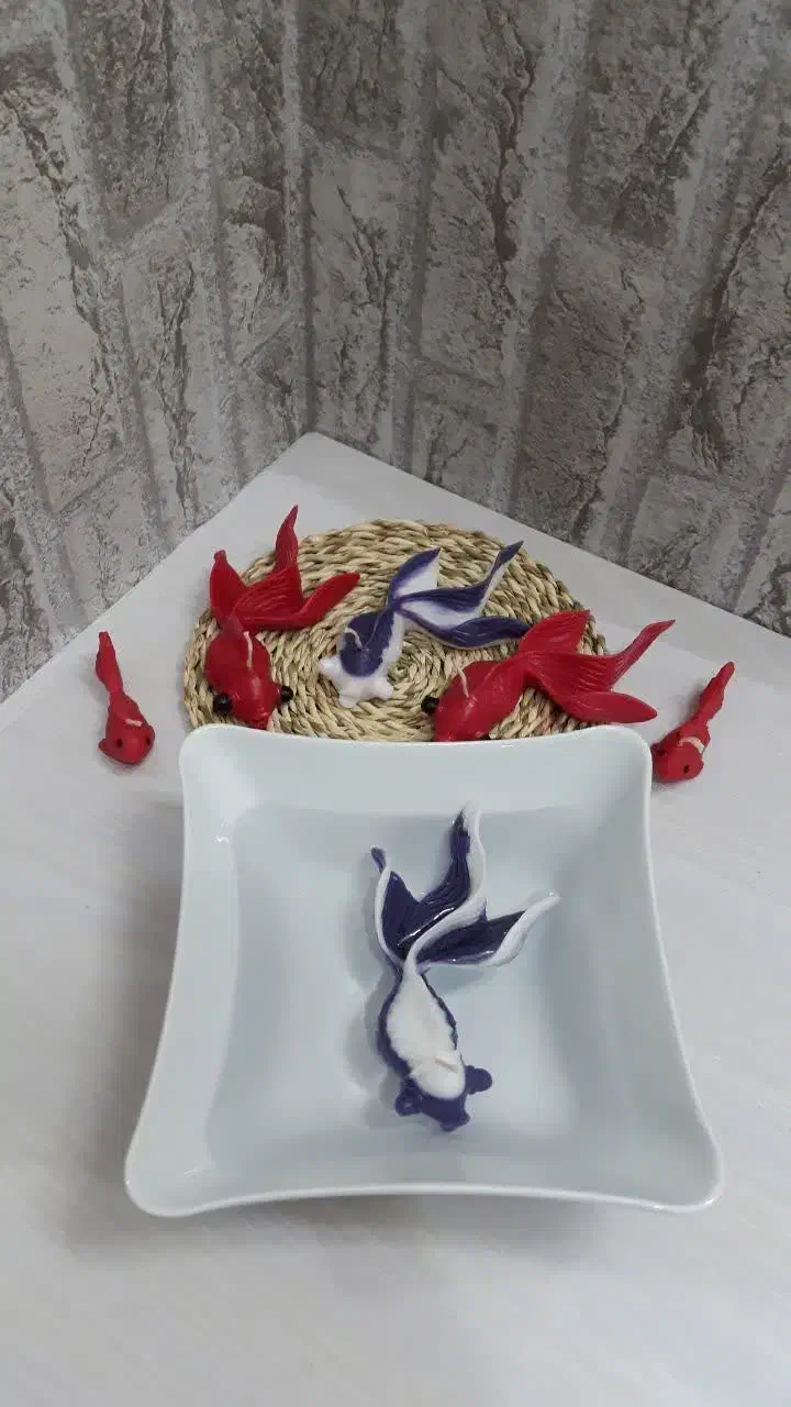 شمع ماهی عید|صنایع دستی و سایر لوازم تزئینی|یزد, |دیوار