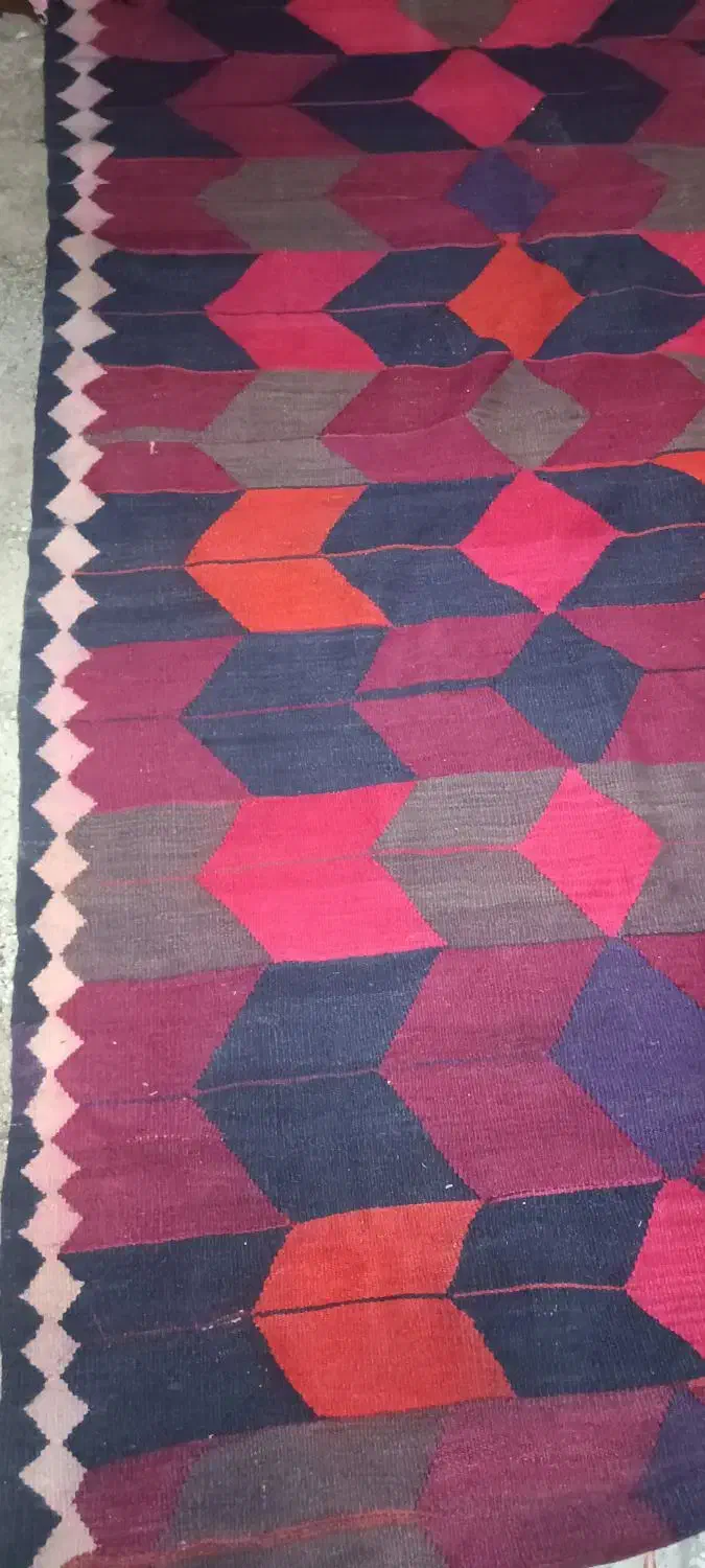 گلیم دست بافت|گلیم، جاجیم، گبه|خرم‌آباد, |دیوار