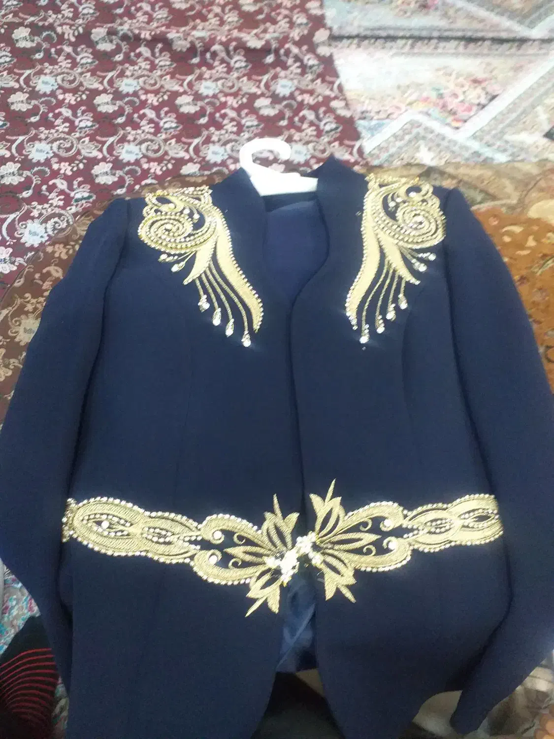 کت ودامن زنانه به رنگ سرمه ای سایز ۵۰|لباس|تهران, شهرک طالقانی|دیوار