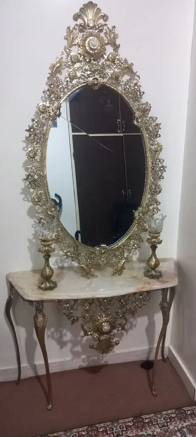 آینه شمعدان|صنایع دستی و سایر لوازم تزئینی|صباشهر, |دیوار