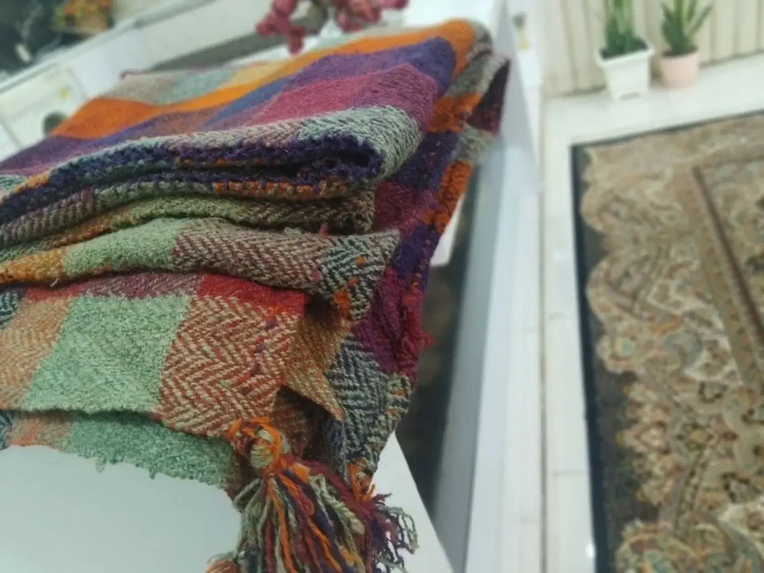 فروش چهار عدد ماشته دست باف|فرش|الشتر, |دیوار