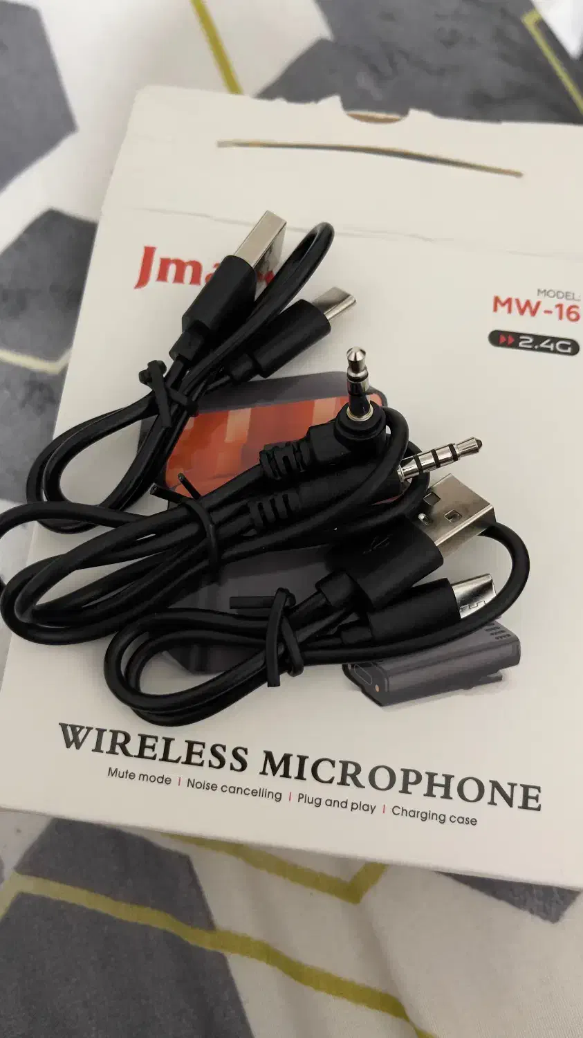 میکروفون بی سیم jmary MW-16|لوازم جانبی موبایل و تبلت|مشهد, رضاشهر|دیوار