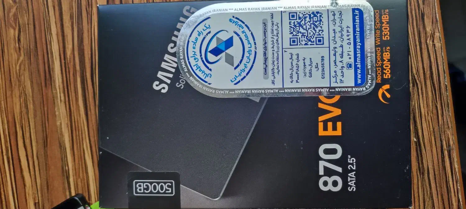 هارد ssd سامسونگ evo 870 500g|قطعات و لوازم جانبی رایانه|تهران, ارم|دیوار