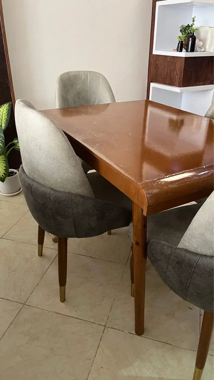 میز نهارخوری ۴ نفره|میز و صندلی غذاخوری|فولادشهر, مسکن مهر فولادشهر|دیوار