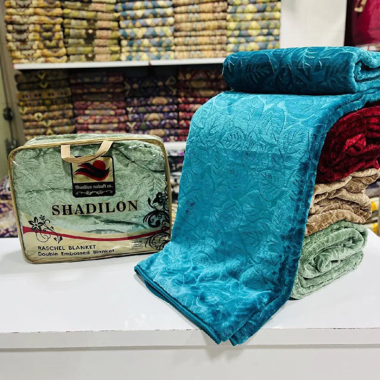 پتو شادیلون فروش عمده|رختخواب، بالش، پتو|شیراز, حومه شیراز|دیوار