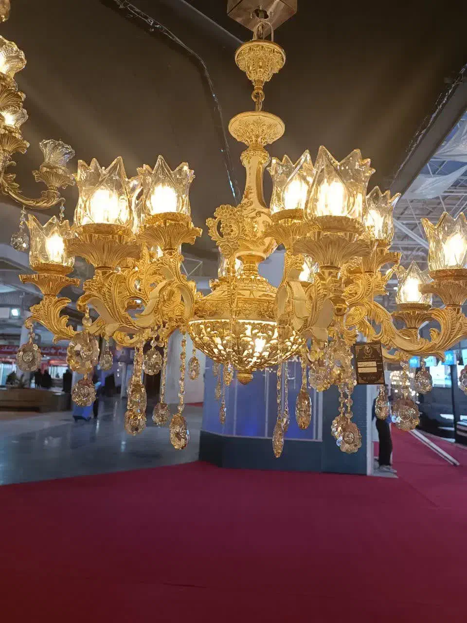 لوستر کاپ دار بزرگ پتینه خرید مستقیم تولیدی|لوستر و چراغ آویز|مشهد, خواجه ربیع|دیوار