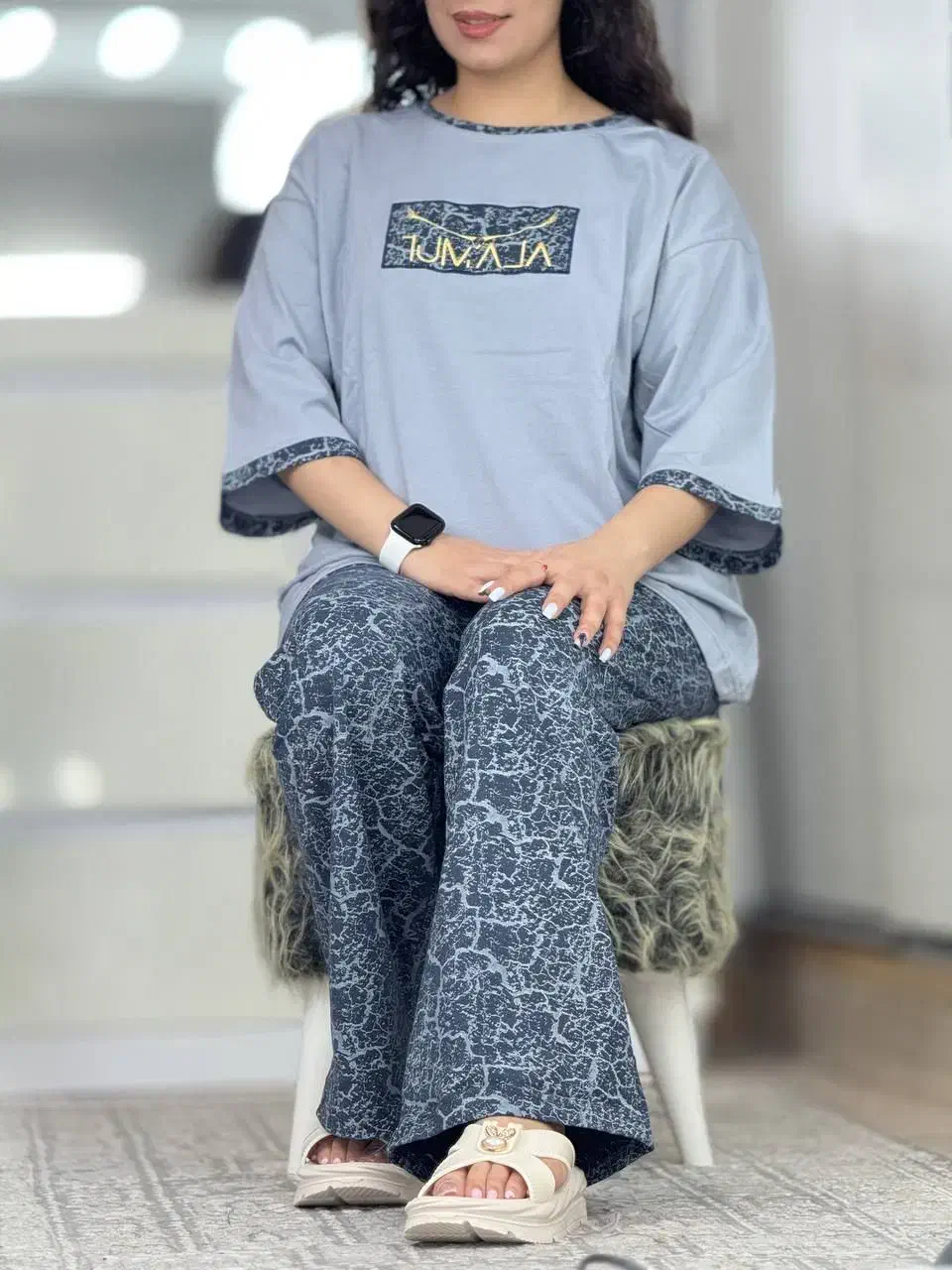 ست تیشرت و شلوار نخ پنبه|لباس|یزد, |دیوار