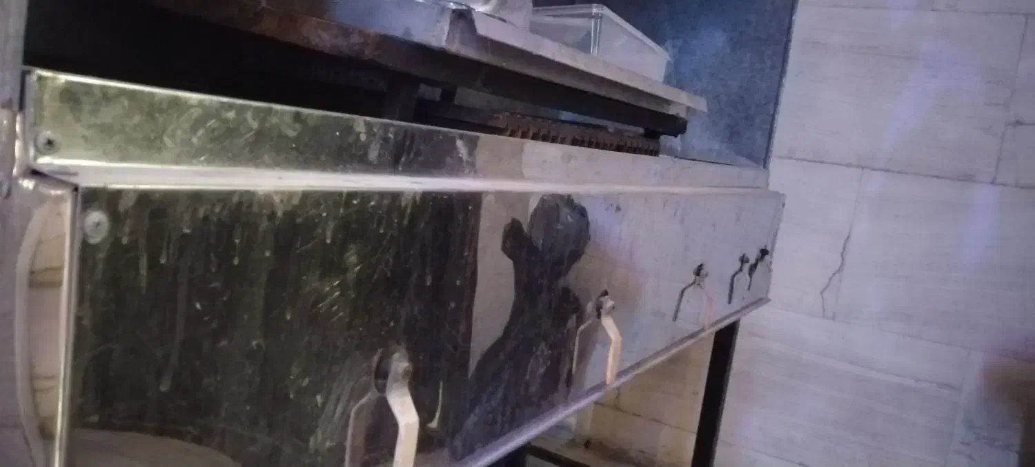 کباب پز گازی رستورانی (منقل)  هوددار|اجاق گاز و لوازم برقی پخت‌وپز|کیش, |دیوار