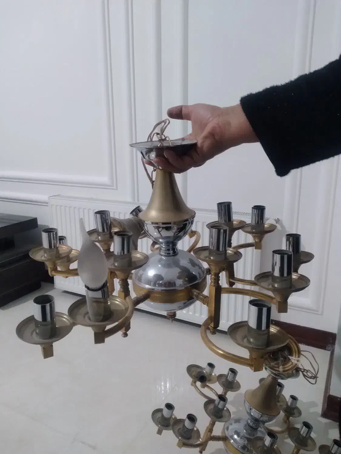 لوستر|لوستر و چراغ آویز|ساوه, |دیوار