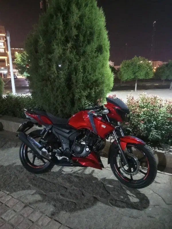 آپاچی آلبالویی مدل 95|موتورسیکلت|مشهد, الهیه|دیوار