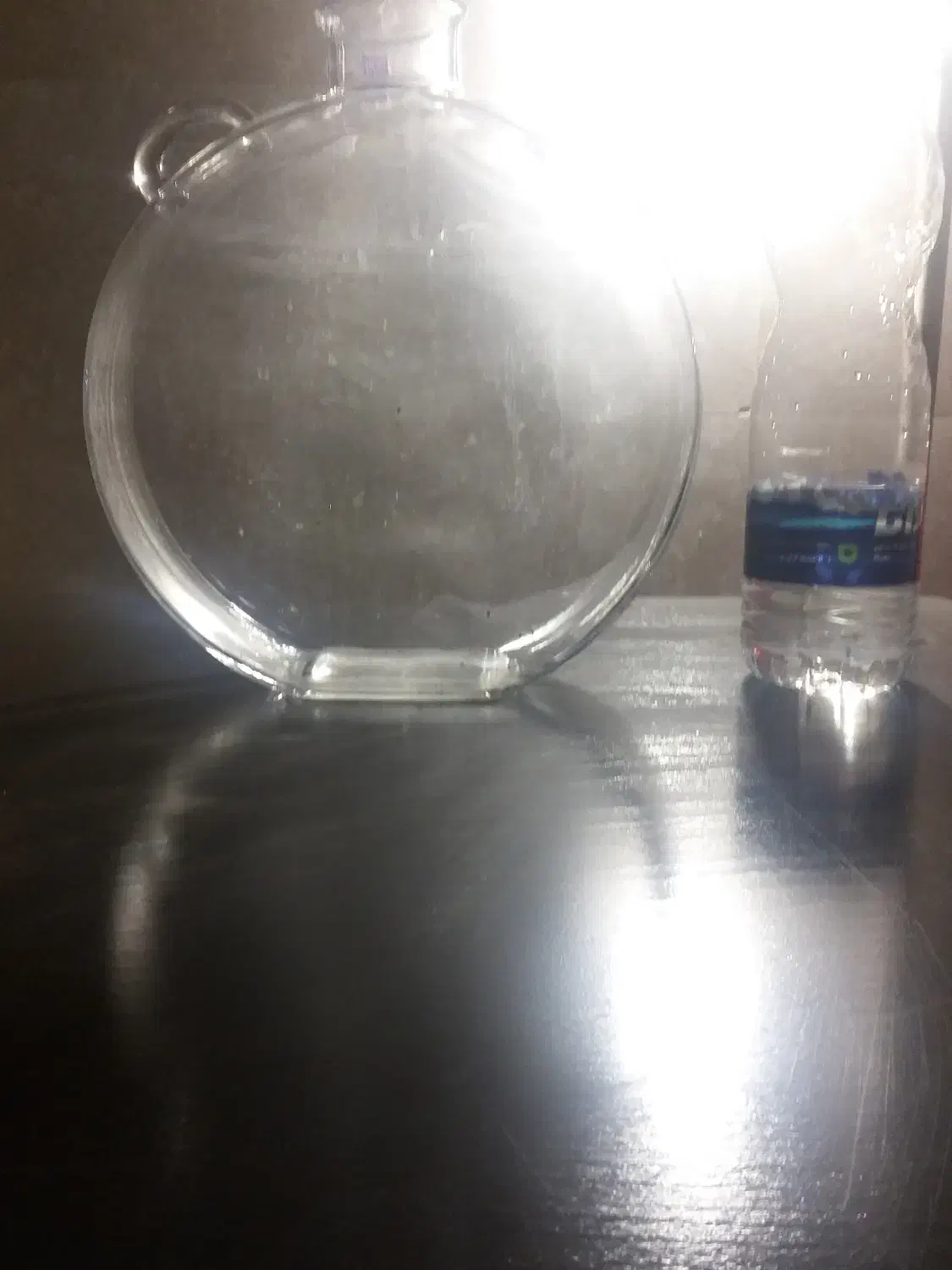 2عدد ظرف یا گلدان شیشه ای|صنایع دستی و سایر لوازم تزئینی|تهران, زرکش|دیوار